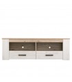 ΕΠΙΠΛΟ TV KENT 150 GREY OAK/WHITE OAK 151,5Χ43,5Χ49,5 εκ.