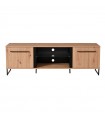 ΕΠΙΠΛΟ TV SARDINIA TV 170 ARTISAN OAK/ΜΑΥΡΟ 170X42X54 εκ.