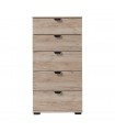 ΣΥΡΤΑΡΙΕΡΑ DUERO 5F 45 GREY OAK 45X40X95 εκ.