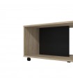 ΤΡΑΠΕΖΑΚΙ ΣΑΛΟΝΙΟΥ ALAVARES GREY OAK/ΜΑΥΡΟ 92X50X41 εκ.