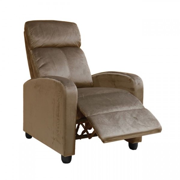 ΠΟΛΥΘΡΟΝΑ PORTER RELAX VELURE CAMEL 68X86X99 εκ.