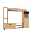 ΣΥΝΘΕΣΗ TV BELEM ARTISAN OAK/CARBON 192X35X155,4 εκ.