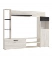 ΣΥΝΘΕΣΗ TV BELEM WHITE OAK/CARBON 192X35X155,4 εκ.