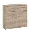 ΚΟΜΟΤΑ-ΜΠΟΥΦΕΣ GARONA 2K1F GREY OAK ΧΡΩΜΑ 80,5x33x80,5εκ