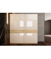 ΝΤΟΥΛΑΠΑ CITY 1037 CASHMERE GLOSS/ARTISAN OAK 200Χ59Χ215 εκ.