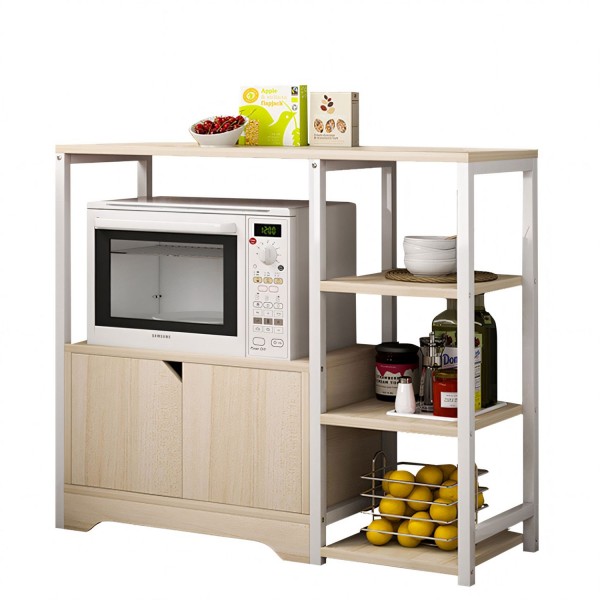 ΡΑΦΙΕΡΑ ΚΟΥΖΙΝΑΣ LYNX 14370221 MAPLE MDF/ΛΕΥΚΟ ΜΕΤΑΛΛΟ 60Χ30Χ120 εκ.