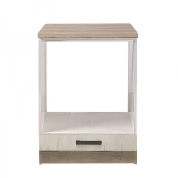 ΚΟΥΖΙΝΑ KENT 200 GREY OAK/WHITE OAK 200Χ60Χ200 εκ.